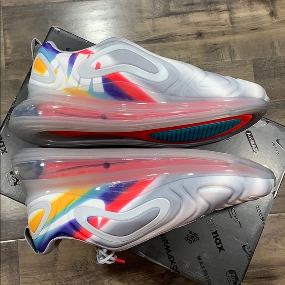 NIKE AIR MAX 720 Wolf Grey/Teal Nebula - Picture 5 of 16